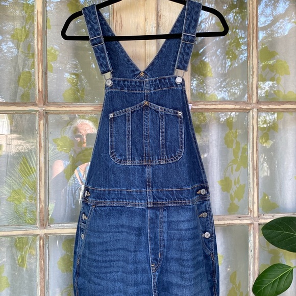 NWT 100% Cotton OLD NAVY Overalls SZ 10 Tall - Picture 1 of 9